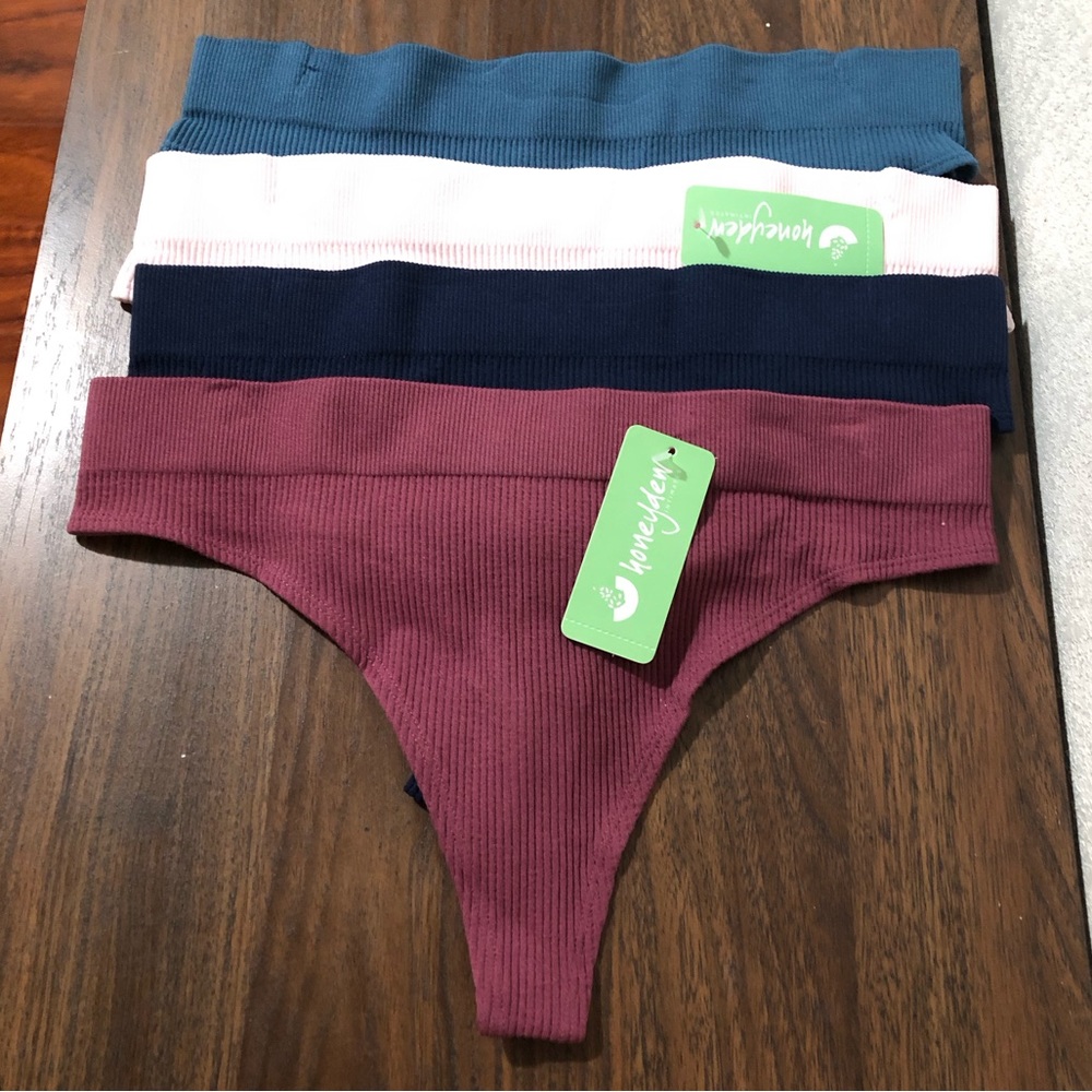 Honeydew Intimates Tracey Seamless Thong 4 Pack Large